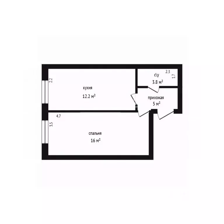 1-к кв. Дагестан, Дербент ул. Юрия Гагарина, 12 (36.01 м) - Фото 2