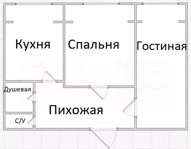 2-к. квартира, 78 м, 3/6 эт. - Фото 0