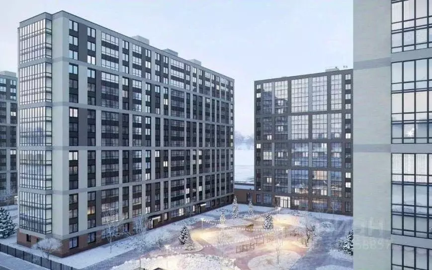 Квартира, 1 комната, 34.1 м - Фото 0