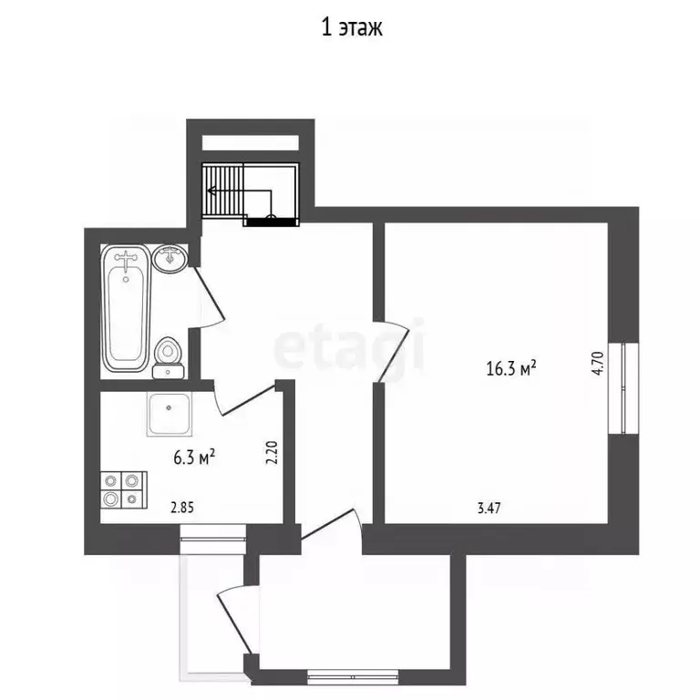 3-к кв. Ямало-Ненецкий АО, Ноябрьск ул. Космонавтов, 31 (75.4 м) - Фото 2