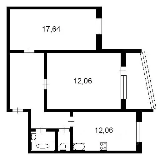 2-к кв. Тамбовская область, Тамбов ул. Карла Маркса, 20Г (72.4 м) - Фото 1