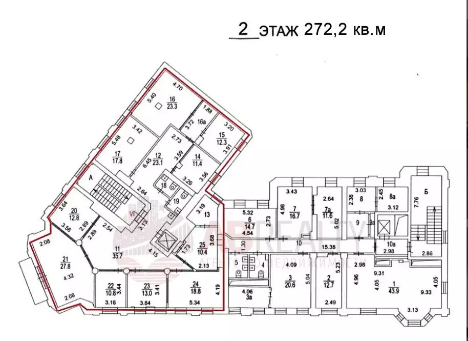 Офис в Москва ул. Большая Якиманка, 17/2С1 (272 м) - Фото 2