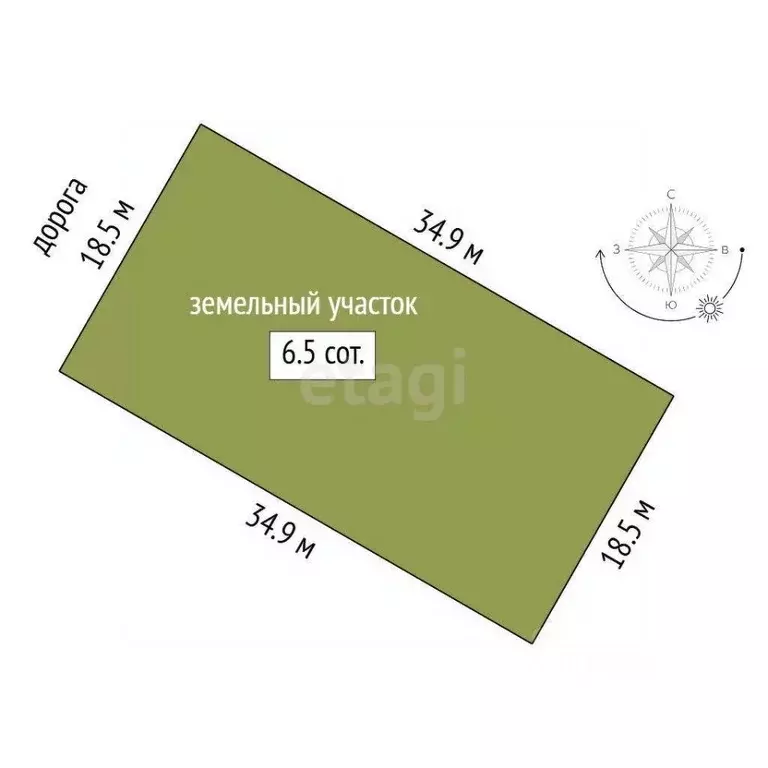 Участок в Тюменская область, Тюменский муниципальный округ, с. ... - Фото 2