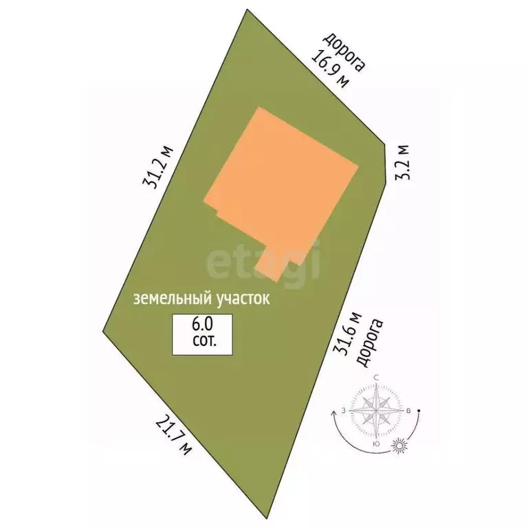 Дом в Крым, Симферопольский район, Перовское с/пос, с. Украинка ул. ... - Фото 2