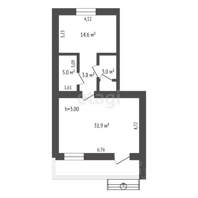 Офис в Амурская область, Благовещенск ул. Фрунзе, 48 (60 м) - Фото 2