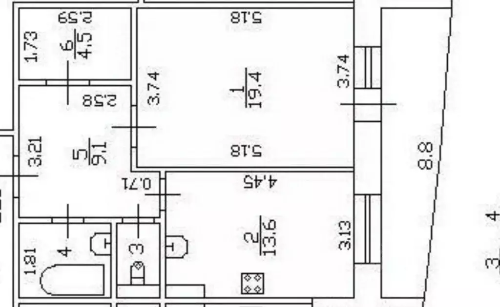 1-к кв. Санкт-Петербург Бассейная ул., 10 (52.0 м) - Фото 2