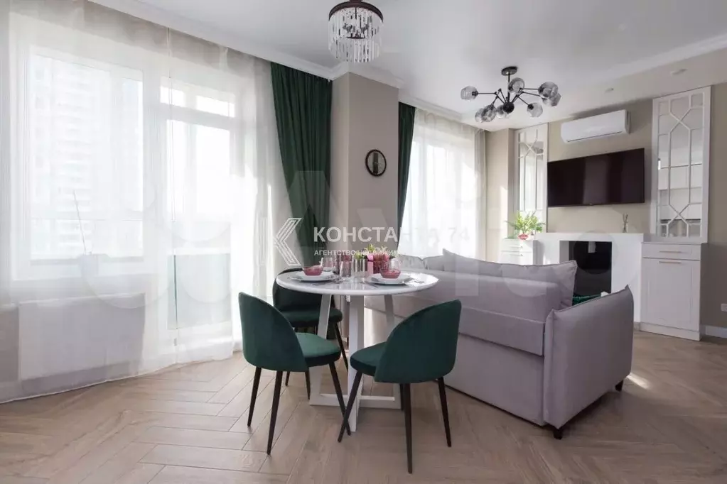 1-к. квартира, 45 м, 9/24 эт. - Фото 1