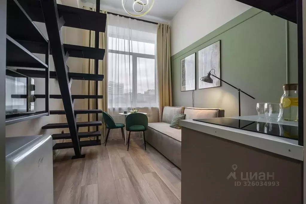 Студия Москва Грайвороновская ул., 4С1 (25.0 м) - Фото 2