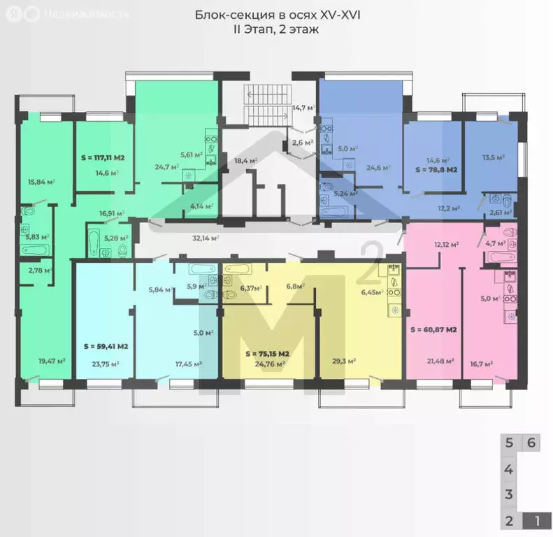 3-комнатная квартира: Абакан, улица Генерала Тихонова, 5 (78.8 м) - Фото 0