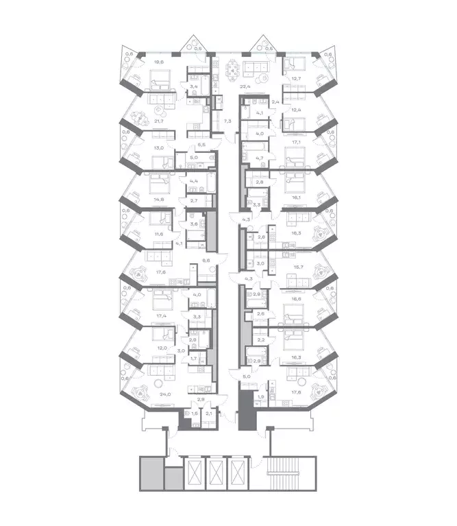 2-к кв. Москва Крылатская ул., 23 (75.99 м) - Фото 2