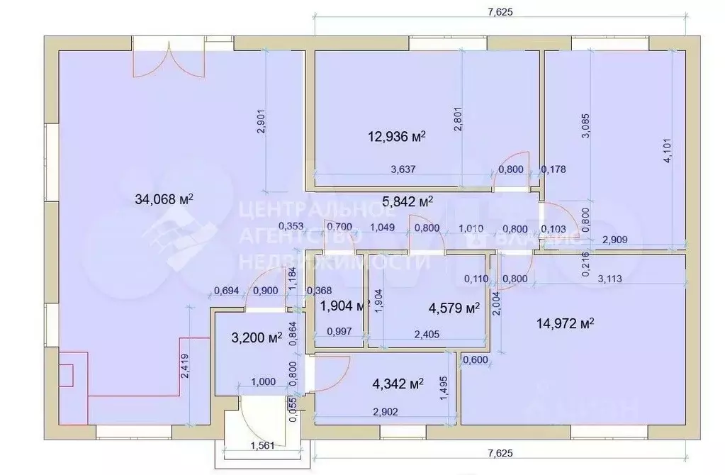 Дом в Рязанская область, Рыбное ул. Новослободская (95 м) - Фото 2