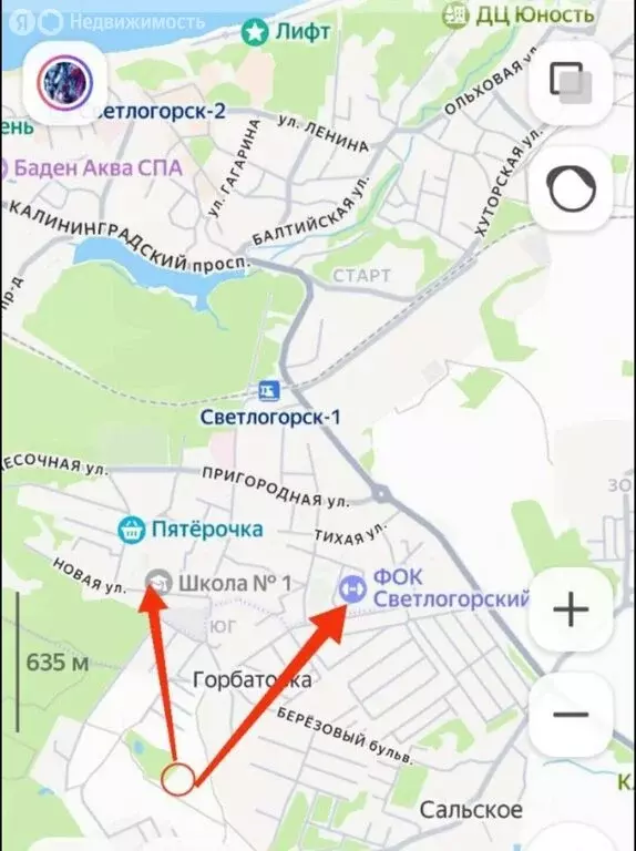 Участок в Калининградская область, Зеленоградский муниципальный округ, ... - Фото 1