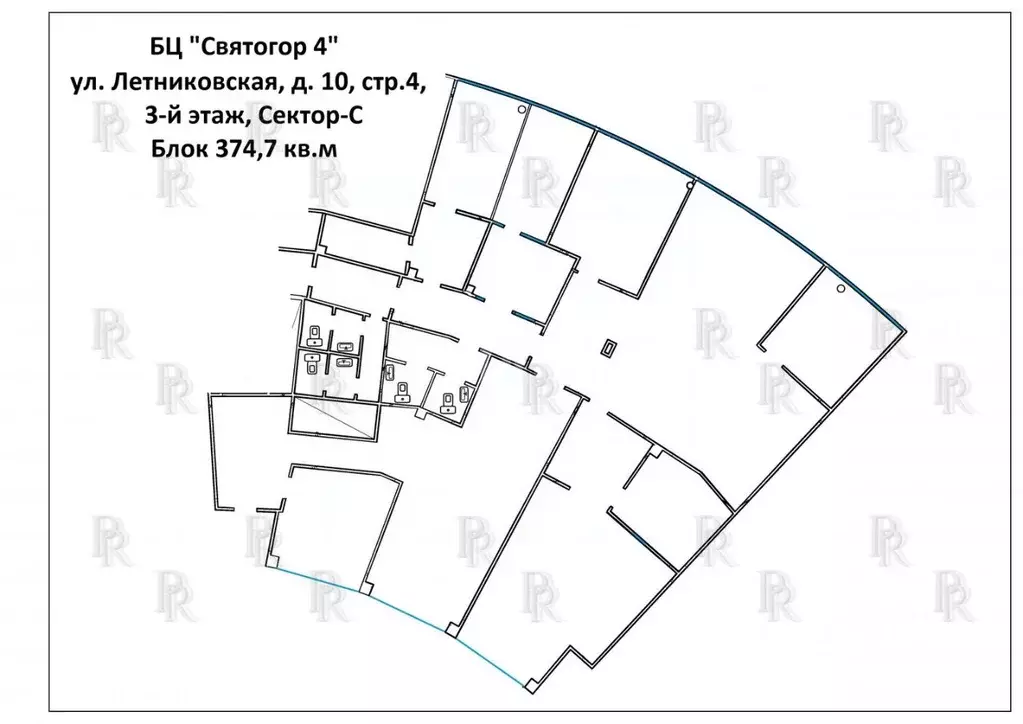 Офис в Москва Летниковская ул., 10С4 (374 м) - Фото 1