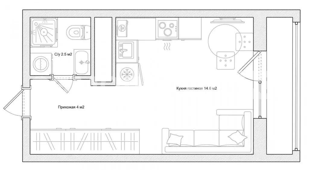 Студия Московская область, Одинцовский городской округ, Новоивановское ... - Фото 2