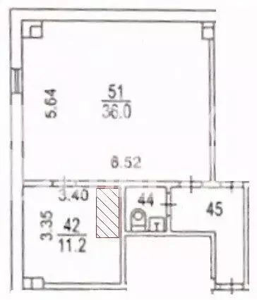 Помещение свободного назначения в Москва ул. Скульптора Мухиной, 4 (54 ... - Фото 2