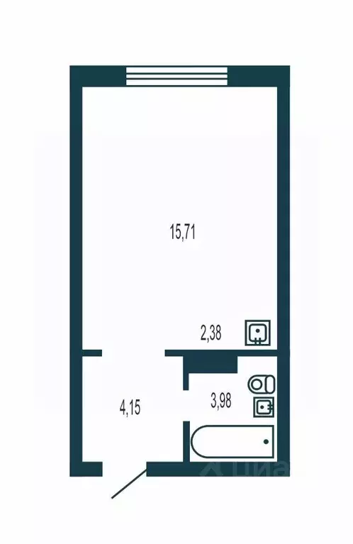 Студия Новосибирская область, Новосибирск Красный просп., 182/3 (26.49 ... - Фото 2