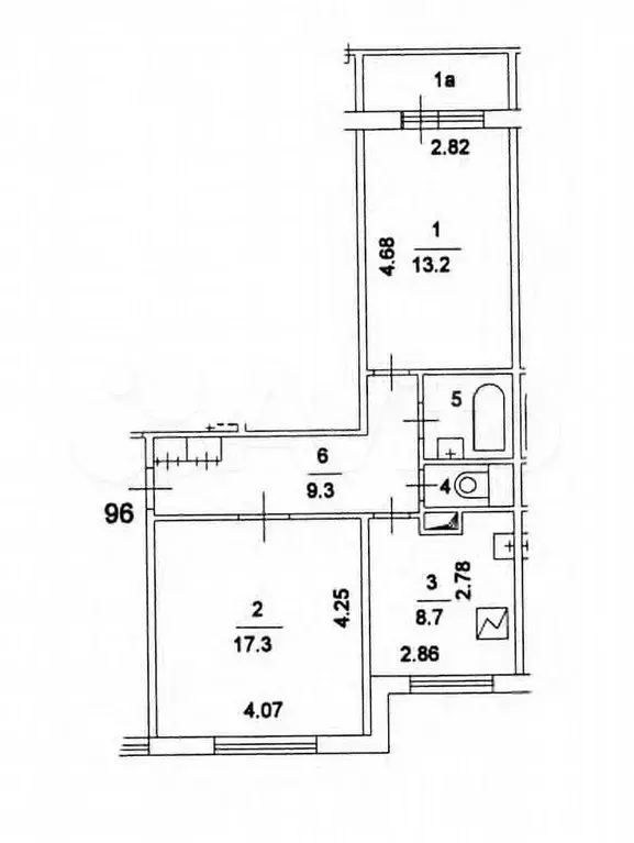 Аукцион: 2-к. квартира, 52,6 м, 12/12 эт. - Фото 0