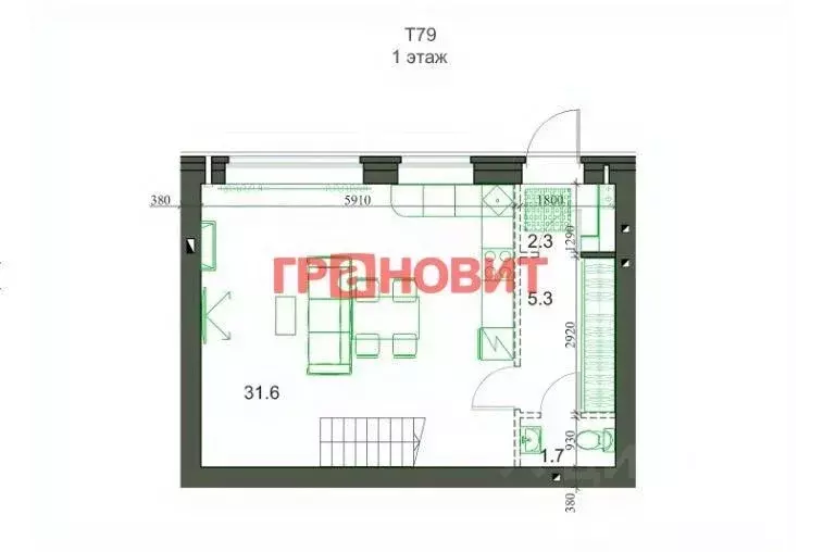 Таунхаус в Новосибирская область, Новосибирский район, Станционный ... - Фото 1