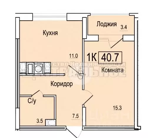 1-к кв. Смоленская область, Смоленск ул. 1-я Восточная (40.7 м) - Фото 1
