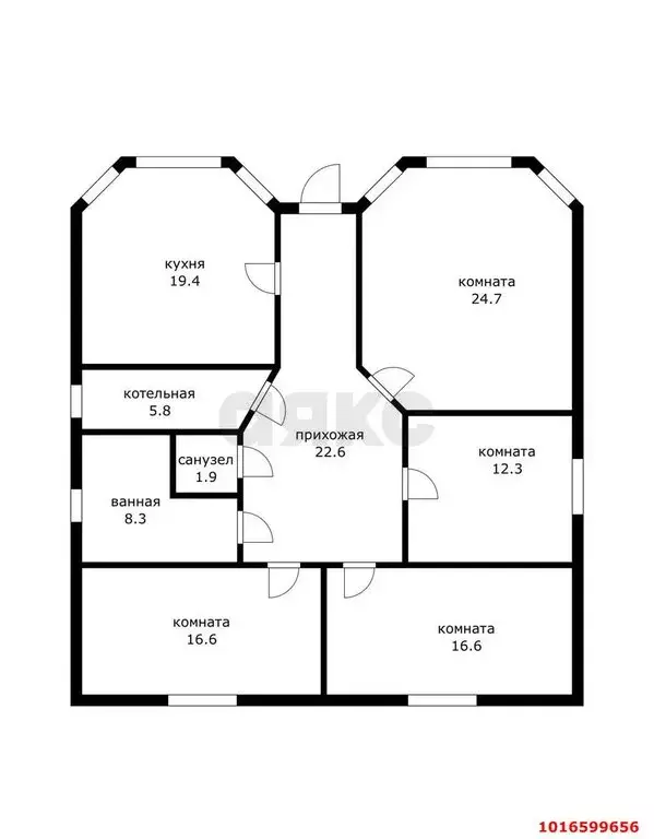 Дом в посёлок Российский, улица имени Академика Сахарова, 9 (136.2 м) - Фото 2