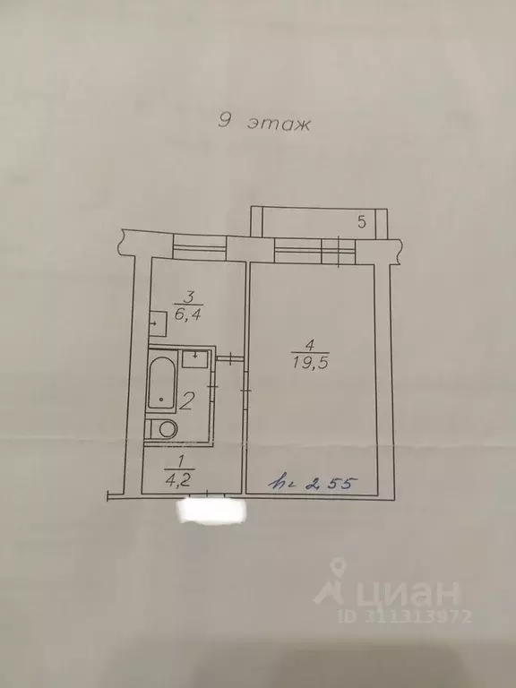 1-к кв. Красноярский край, Красноярск ул. 60 лет Октября, 44 (34.0 м) - Фото 0