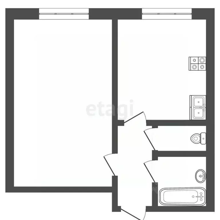 Комната Москва Ярославское ш., 114К2 (12.9 м) - Фото 2