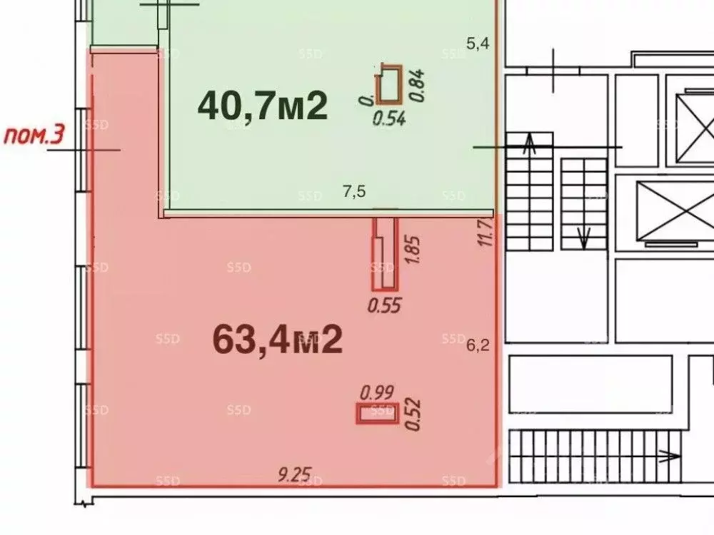 Помещение свободного назначения в Московская область, Красногорск ... - Фото 2