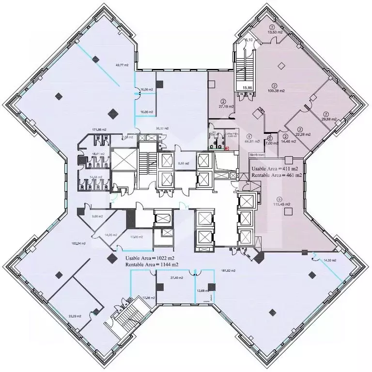 Помещение свободного назначения в Москва Павелецкая пл., 2С2 (461 м) - Фото 2