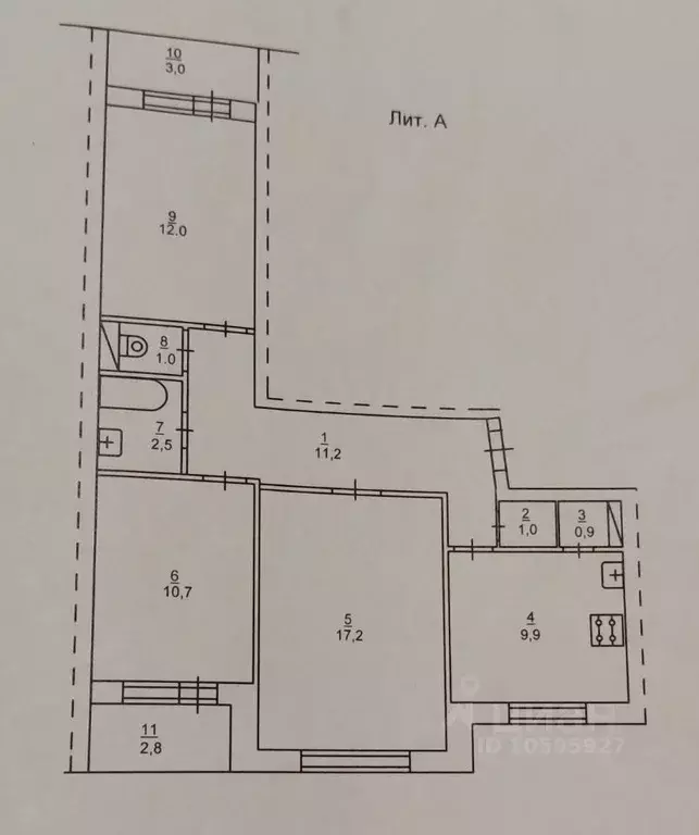 3-к кв. Саратовская область, Соколовый рп, ДОС мкр 22 (66.0 м) - Фото 1