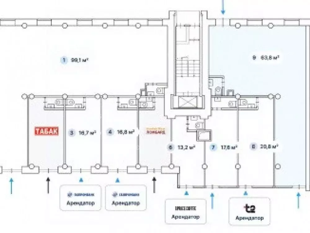 Помещение свободного назначения в Москва Планерная ул., 12К1 (64 м) - Фото 2