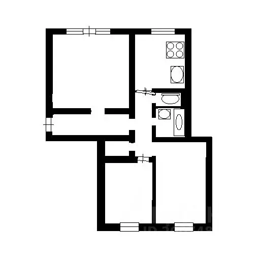 3-к кв. Красноярский край, Красноярск ул. Академгородок, 15 (70.0 м) - Фото 1