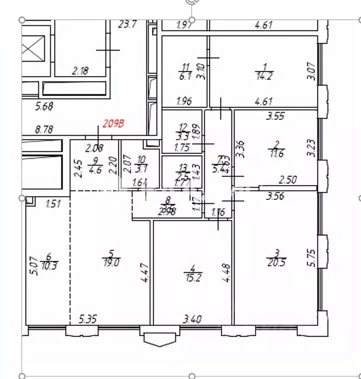 4-к кв. Москва Эра жилой комплекс, 2 (119.0 м) - Фото 2
