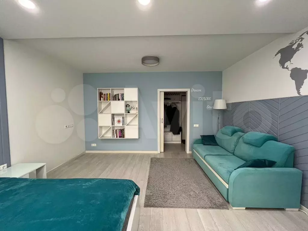 1-к. квартира, 40 м, 4/17 эт. - Фото 1
