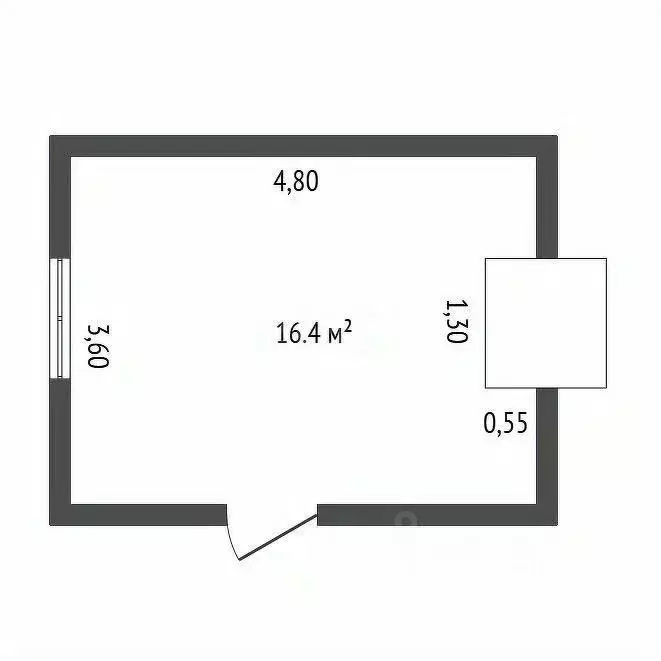 Студия Амурская область, Благовещенск ул. 50 лет Октября, 69/7 (16.4 ... - Фото 1
