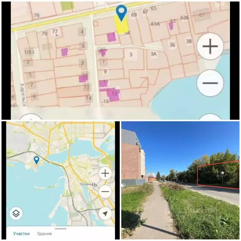 Участок в Татарстан, Казань Адмиралтейская Слобода мкр, ул. Большая ... - Фото 1