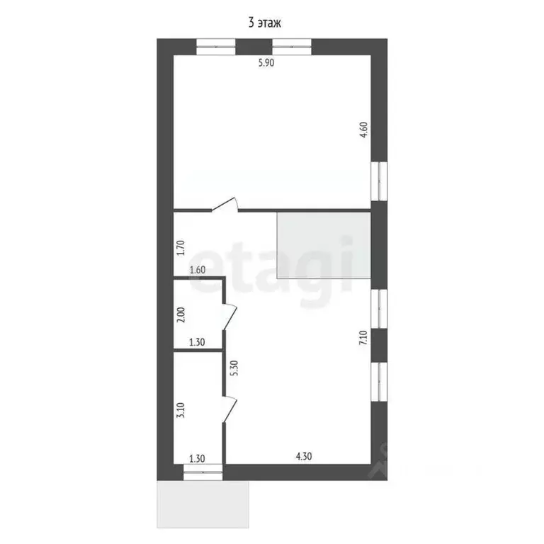 Таунхаус в Костромская область, Кострома просп. Текстильщиков, 3Б (272 ... - Фото 2