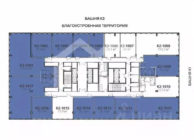 Помещение свободного назначения в Москва Старокалужское ш., 64АС2 (221 ... - Фото 2
