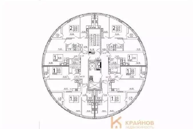 1-к кв. Воронежская область, с. Новая Усмань, Южный мкр  (38.0 м) - Фото 1