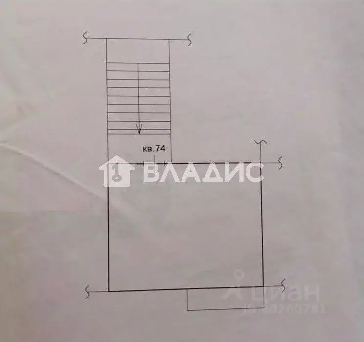 1-к кв. Приморский край, Уссурийск ул. Попова, 116 (33.0 м) - Фото 2
