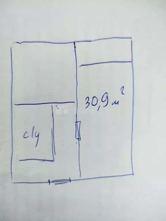 1-к кв. Новосибирская область, Новосибирск ул. Менделеева, 6 (30.9 м) - Фото 2