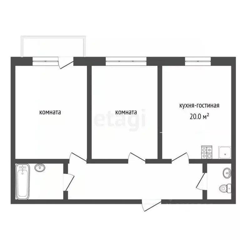 3-к кв. Ярославская область, Ярославль ул. Брагинская, 18к4 (61.4 м) - Фото 1