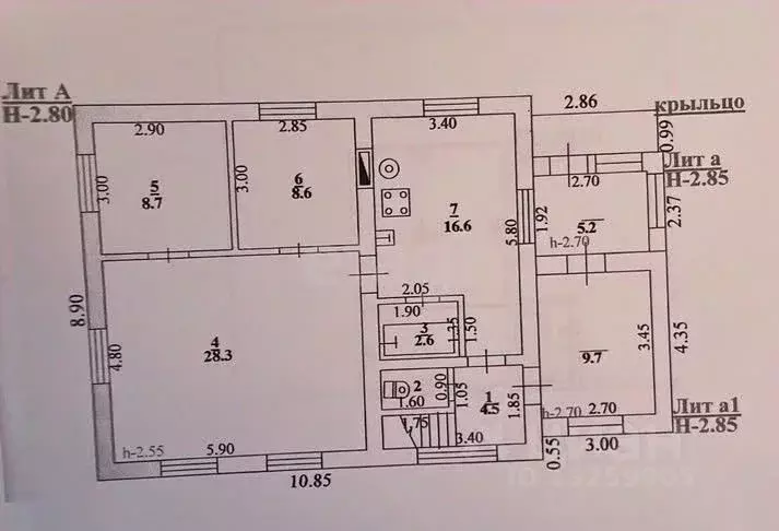 Дом в Липецкая область, Липецкий муниципальный округ, с. Грязное ул. ... - Фото 1
