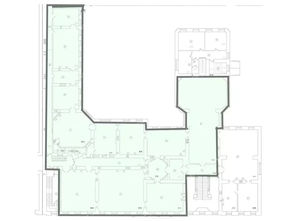 Офис в Санкт-Петербург ул. Чайковского, 29 (800 м) - Фото 2