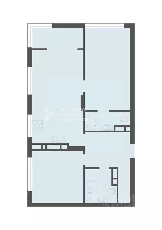 2-к кв. Рязанская область, Рязань ул. Полина, 3к1 (66.5 м) - Фото 2