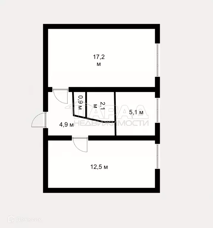 Продаётся 2-к квартира, 42 м - Фото 0