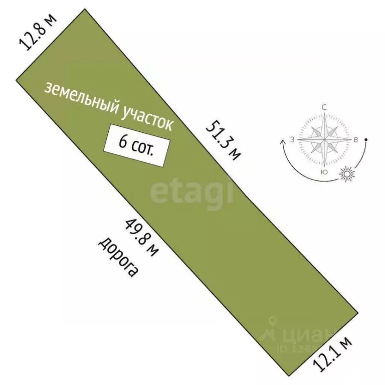 Участок в Московская область, Одинцовский городской округ, с. ... - Фото 2