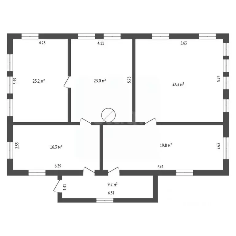Дом в Нижегородская область, Навашино Набережная ул., 3 (124 м) - Фото 2