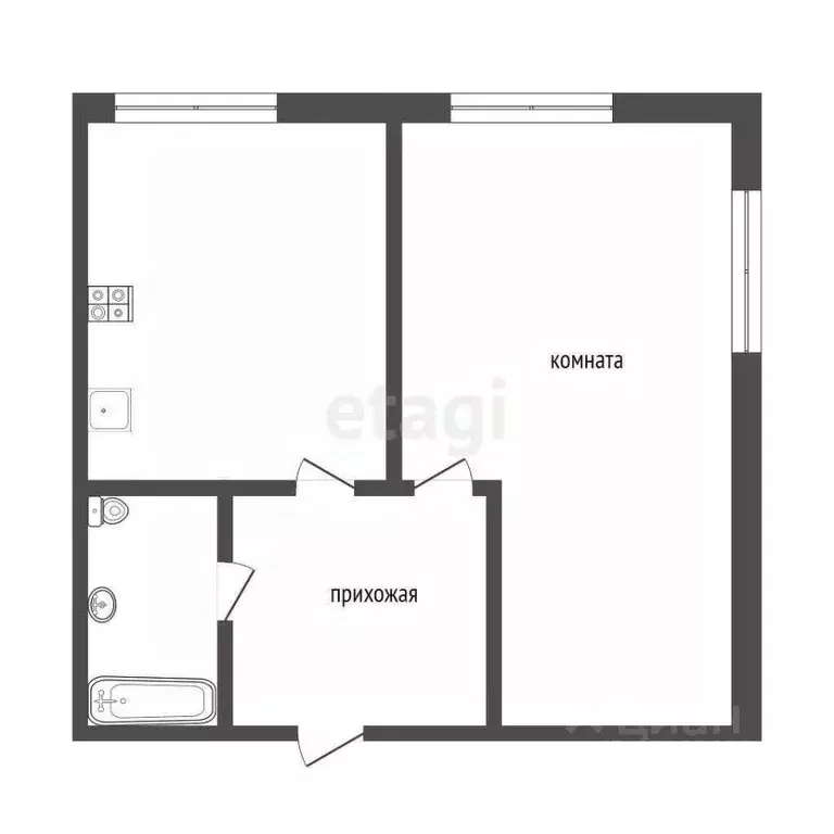 1-к кв. Ханты-Мансийский АО, Сургут просп. Ленина, 27 (41.1 м) - Фото 0