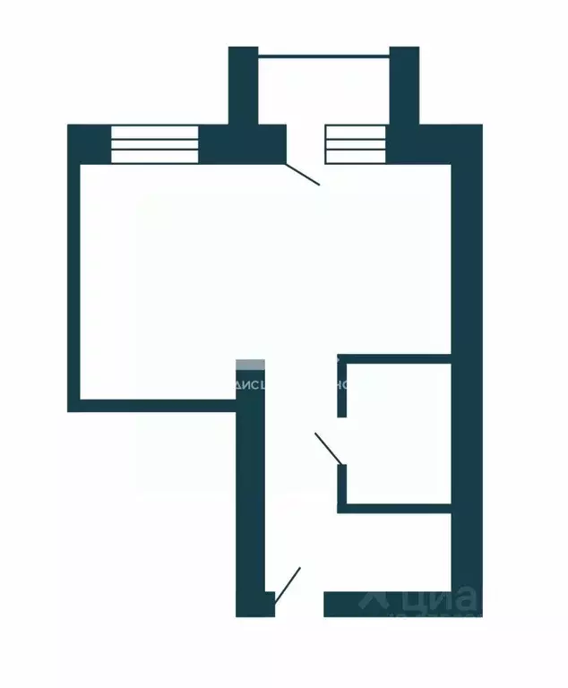 1-к кв. Новосибирская область, Коченево рп ул. Юбилейная, 9/3 (30.2 м) - Фото 1