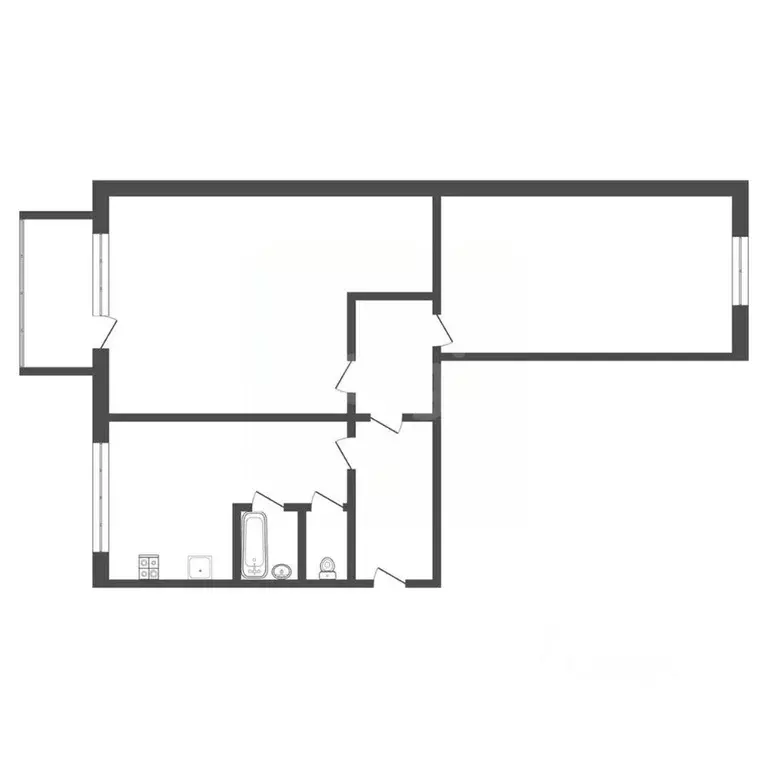 2-к кв. Тульская область, Богородицк ул. Юности, 3 (41.3 м) - Фото 1